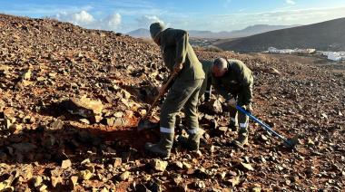 El Cabildo de Fuerteventura inicia la rehabilitación sostenible del paisaje tradicional de Agua de Bueyes