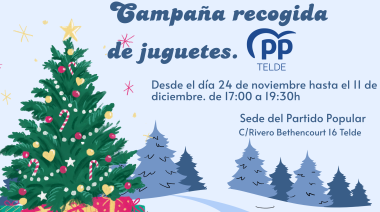 El Partido Popular de Telde pone en marcha su campaña solidaria de recogida de juguetes