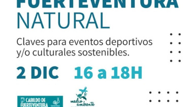El Cabildo de Fuerteventura imparte un taller online sobre eventos sostenibles
