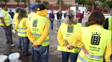 El Cabildo de Lanzarote ejecuta en Yaiza los planes de empleo para el mantenimiento y la conservación del paisaje