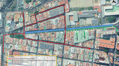 El Ayuntamiento de Las Palmas de Gran Canaria renueva el asfaltado de Tomás Morales con los trabajos entre Bravo Murillo y la Plaza de la Constitución