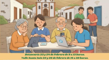 El Cabildo de Fuerteventura impulsa la formación en competencias digitales básicas para la ciudadanía de Betancuria