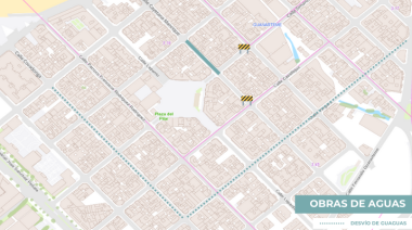 El Ayuntamiento de Las Palmas de Gran Canaria reordena el tráfico en Guanarteme para continuar la renovación del saneamiento