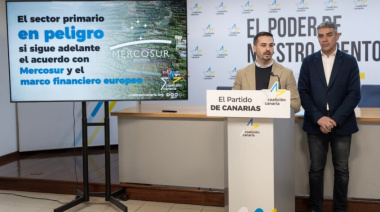 CC anuncia una estrategia en las instituciones canarias y estatales en contra del acuerdo de Mercosur