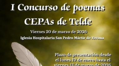El I Concurso de Poesía ‘CEPAs de Telde’ da voz al talento adulto del municipio