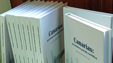 José María Bermúdez de Castro presenta la publicación, ‘Canarias: mi primera parada científica’