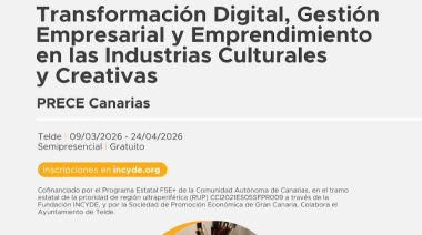 Telde impulsa una nueva edición del Programa PRECE Canarias centrada en la transformación digital y las industrias culturales