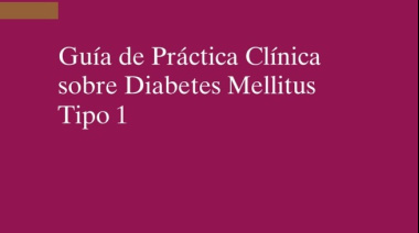 El SCS coordina la actualización de la Guía de práctica clínica sobre Diabetes Mellitus tipo 1 del Ministerio