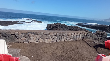 El Ayuntamiento de La Laguna concluye los trabajos de reparación del paseo marítimo de Jóver, en Tejina