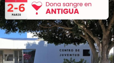 La unidad móvil de Hemodonación se mantiene esta semana en Antigua