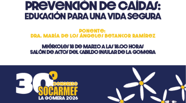 El Cabildo de La Gomera acoge una charla sobre la prevención de caídas en adultos mayores