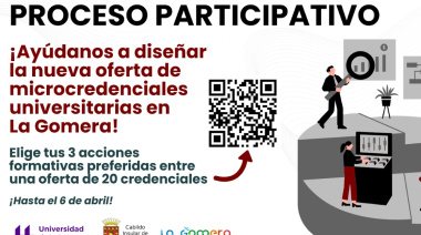 El Cabildo de La Gomera abre un proceso participativo para diseñar una nueva oferta de microcredenciales universitarias