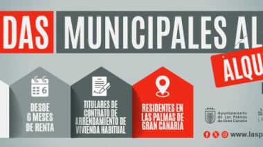Abril, último mes para presentar las solicitudes de las ayudas municipales al alquiler de vivienda en Las Palmas de Gran Canaria