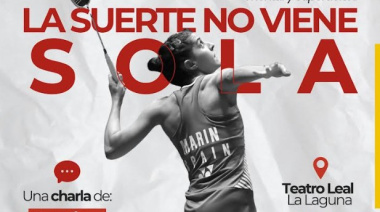 La Laguna recibe a la campeona olímpica Carolina Marín en un encuentro sobre resiliencia y superación