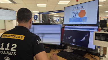 El Gobierno prueba el sistema ES-Alert de aviso masivo a la población ante emergencias el 29 de abril en Gran Canaria
