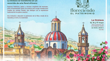 La Orotava convierte su patrimonio en arte vivo con “Patios que florecen”