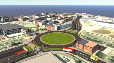 Obras Públicas realiza desvíos provisionales del tráfico en Belén María este lunes