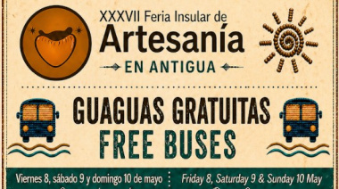 Antigua facilita guaguas gratuitas para la Feria Insular de Artesanía 2026