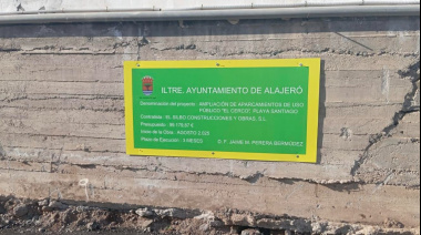 ASG Alajeró pide al Ayuntamiento que rectifique la omisión del Cabildo en el cartel de las obras del aparcamiento de El Cerco