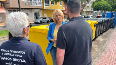 Arona continúa la sustitución de contenedores para mejorar la limpieza en los barrios