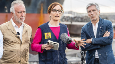 Mónica García huye de la "polémica estéril" con Canarias y subraya que el Gobierno de España "está trabajando"