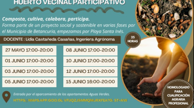 Cabildo de Fuerteventura y GDR Maxorata imparten formación sobre compostaje con huerto vecinal