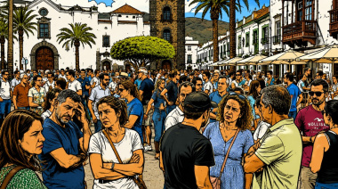 Los ciudadanos de Canarias se preguntan cuándo se va el Papa