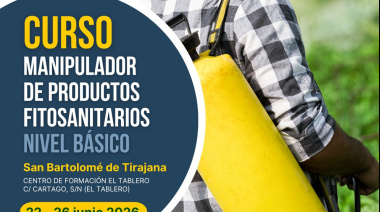 San Bartolomé de Tirajana ofrece un curso de manipulación fitosanitaria en usos agrícolas