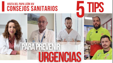 Sanidad recuerda las recomendaciones saludables para la ciudadanía que acuda a los actos del papa León XIV