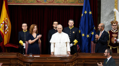 El Papa pide en el Congreso que se defienda la vida desde "el no nacido" al "inmigrante"