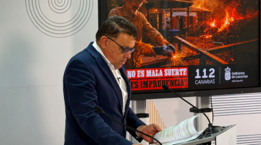 El Gobierno de Canarias lanza una campaña para prevenir incendios forestales causados por imprudencias
