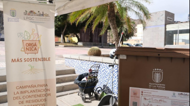 El quinto contenedor llega a la Zona de Madera y Corcho para impulsar el reciclaje de residuos orgánicos