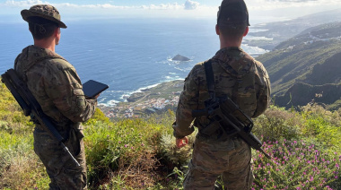 El Ejército se despliega en Tenerife para realizar labores de vigilancia y presencia en la isla