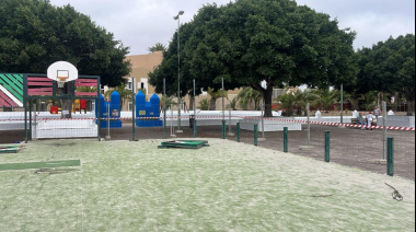 El Ayuntamiento de Las Palmas de Gran Canaria inicia los trabajos para mejorar la pista multideportiva de Tafira Baja