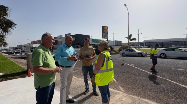 El Ayuntamiento de Antigua colabora con la nueva parada de guagua del polígono industrial Costa Antigua
