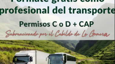 El Cabildo de La Gomera facilita cursos de formación para transporte profesional de viajeros y mercancías