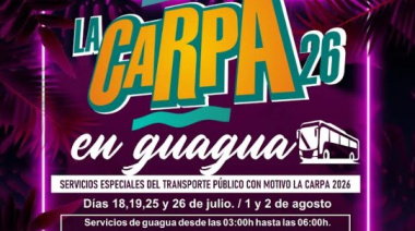 La Carpa 2026 de Fuerteventura cuenta, por primera vez, con un servicio especial de guaguas para el regreso del público