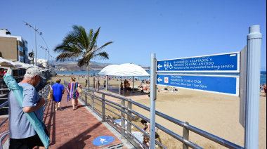 El Ayuntamiento de Las Palmas de Gran Canaria licita las obras para ampliar y modernizar la zona de baño asistido de Las Canteras con criterios de accesibilidad universal