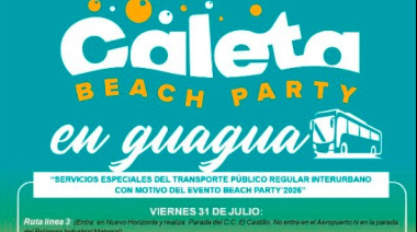El Cabildo de Fuerteventura habilita servicios especiales de guagua para la Caleta Beach Party