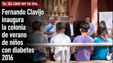 Sucedió tal día como hoy en 2016: Fernando Clavijo inaugura la Colonia de Verano de niños con diabetes 2016