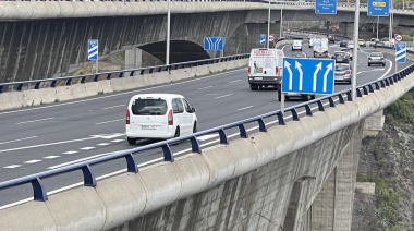 El tráfico del viaducto del Guiniguada en sentido norte se reabrirá este domingo