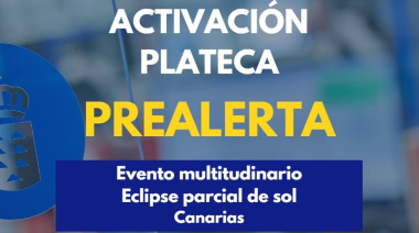 Canarias activa la prealerta del PLATECA por evento multitudinario ante el eclipse parcial de sol este miércoles