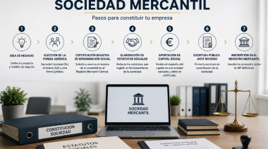 Desciende el número de sociedades mercantiles creadas en el mes de junio en Canarias con respecto al mismo mes de 2025