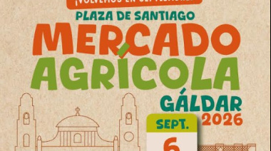 El Mercado Agrícola de Gáldar regresa a la Plaza de Santiago este domingo, 6 de septiembre