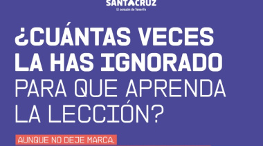 Santa Cruz refuerza la sensibilización contra la violencia psicológica con una campaña