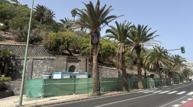 CC critica que Las Palmas de Gran Canaria lleve "más de un año" para una obra de 50 metros de muro en Paseo de Chil