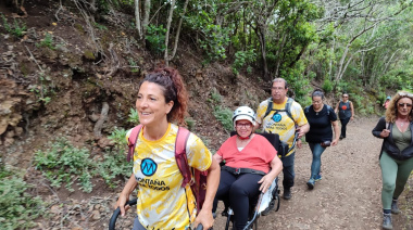 El programa de senderismo adaptado e inclusivo de La Laguna agenda sus últimas dos rutas del año