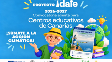 El Proyecto IDAFE abre su convocatoria 2026/27 para seguir consolidando la educación climática en las aulas