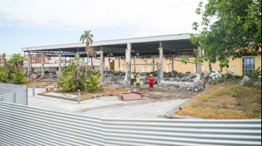 Así van las obras del nuevo pabellón de Infecar en Gran Canaria
