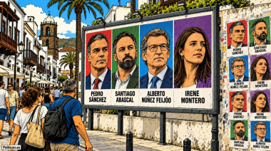 Los partidos políticos preparan de cara a las elecciones nueva imagen de sus carteles con las caras de siempre